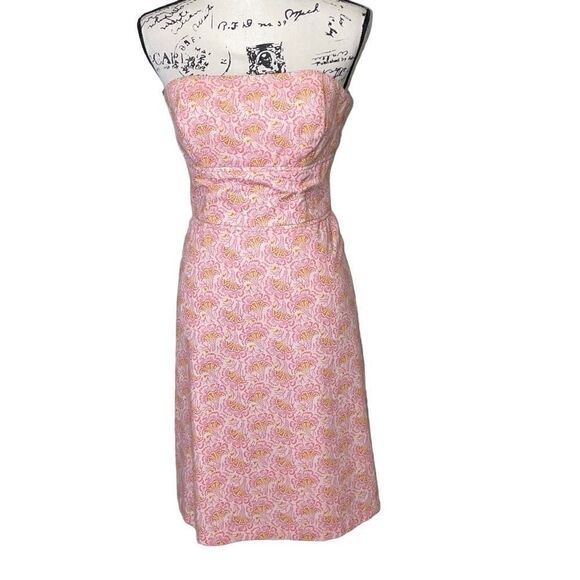 Robin Jordan 100% cotton strapless dress, Size 2 - Picture 1 of 4